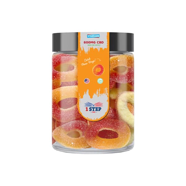 1 Step CBD Standard Gummies 600mg (200g) (BUY 1 GET 1 FREE)