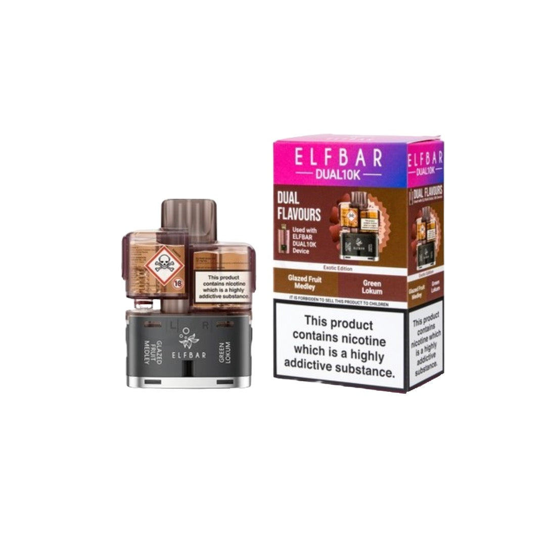 20mg ELFBAR Dual 10K Prefilled Pod Pack 10000 Puffs