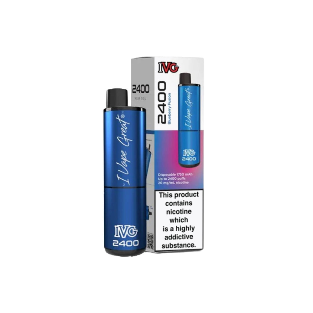 20mg IVG 2400 4 in 1 Pod Rechargeable Vape Kit 2400 Puffs