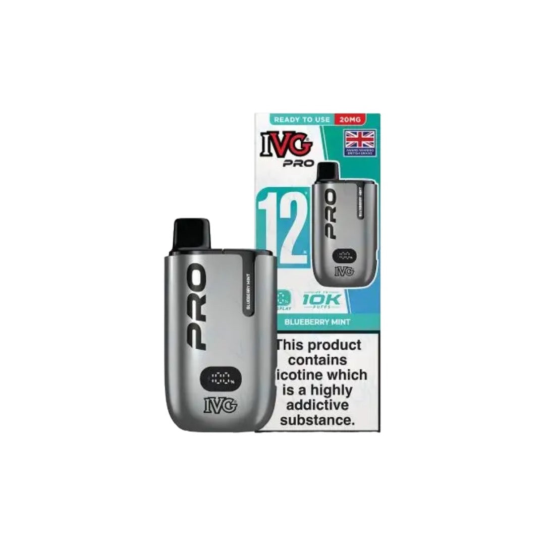 20mg I VG Pro 12 Prefilled Pod Vape Kit 10000 Puffs