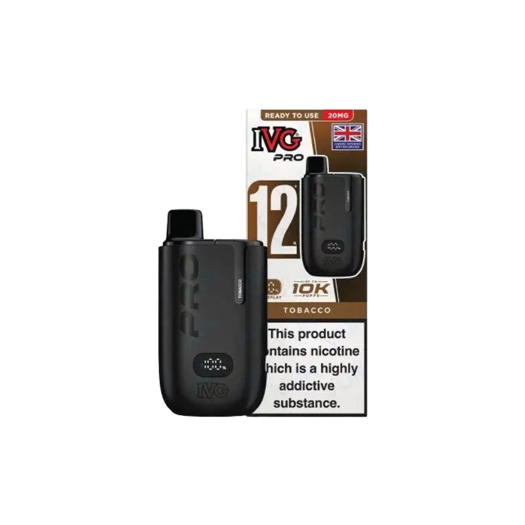 20mg I VG Pro 12 Prefilled Pod Vape Kit 10000 Puffs