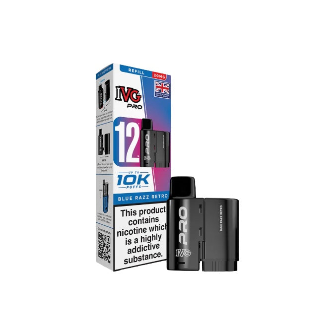 20mg I VG Pro 12 Refill Pod Pack 10000 Puffs