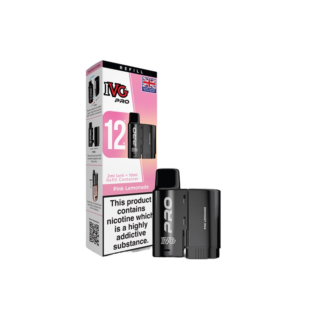 20mg I VG Pro 12 Refill Pod Pack 10000 Puffs