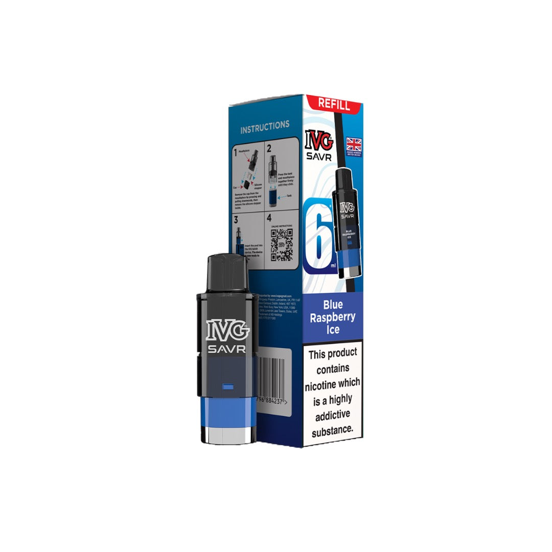 20mg I VG SAVR Refill Pod Pack 3000 Puffs