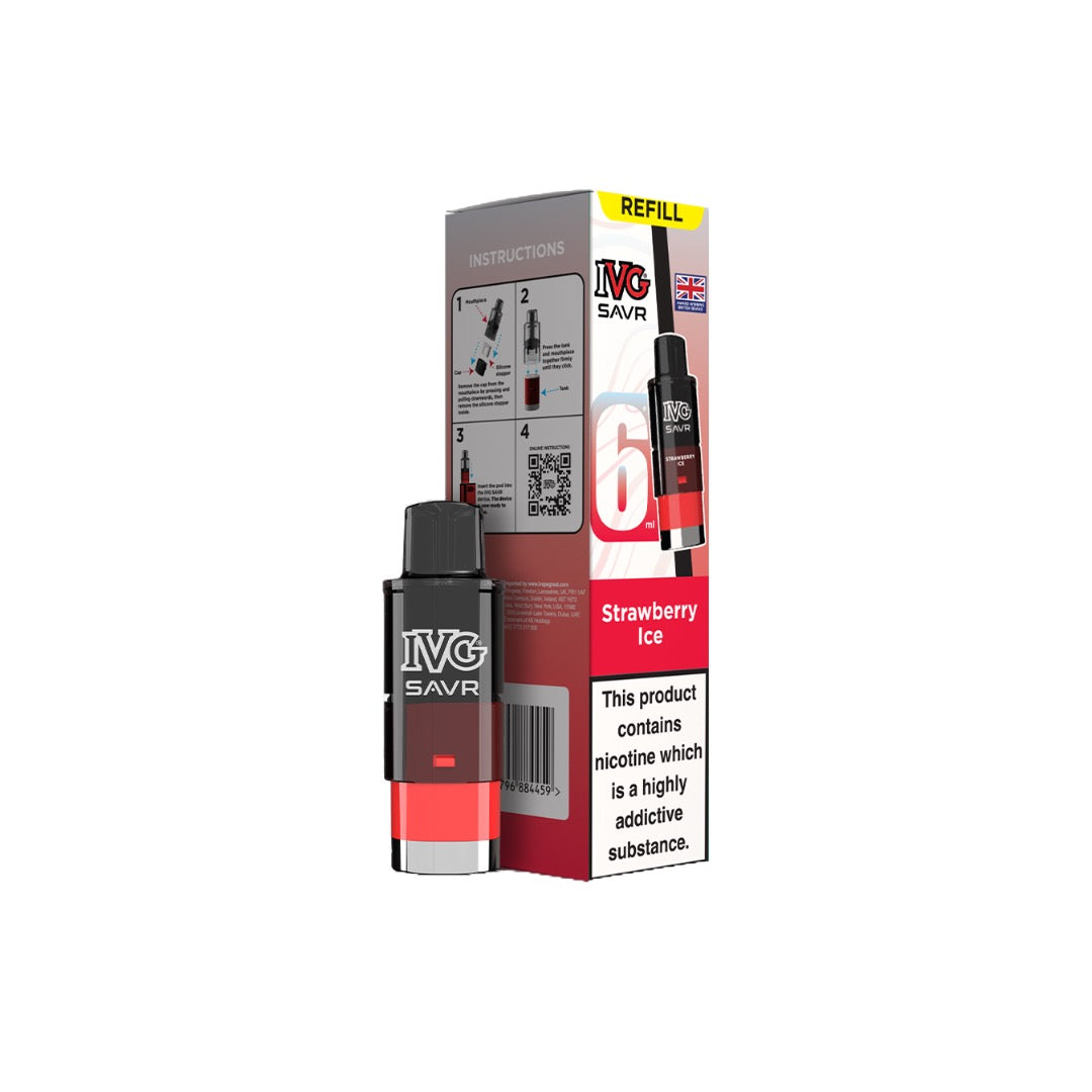 20mg I VG SAVR Refill Pod Pack 3000 Puffs