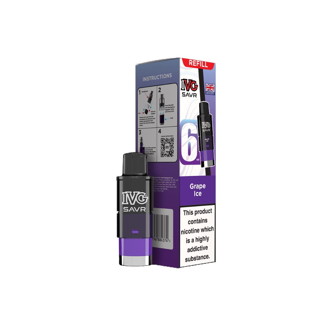 20mg I VG SAVR Refill Pod Pack 3000 Puffs