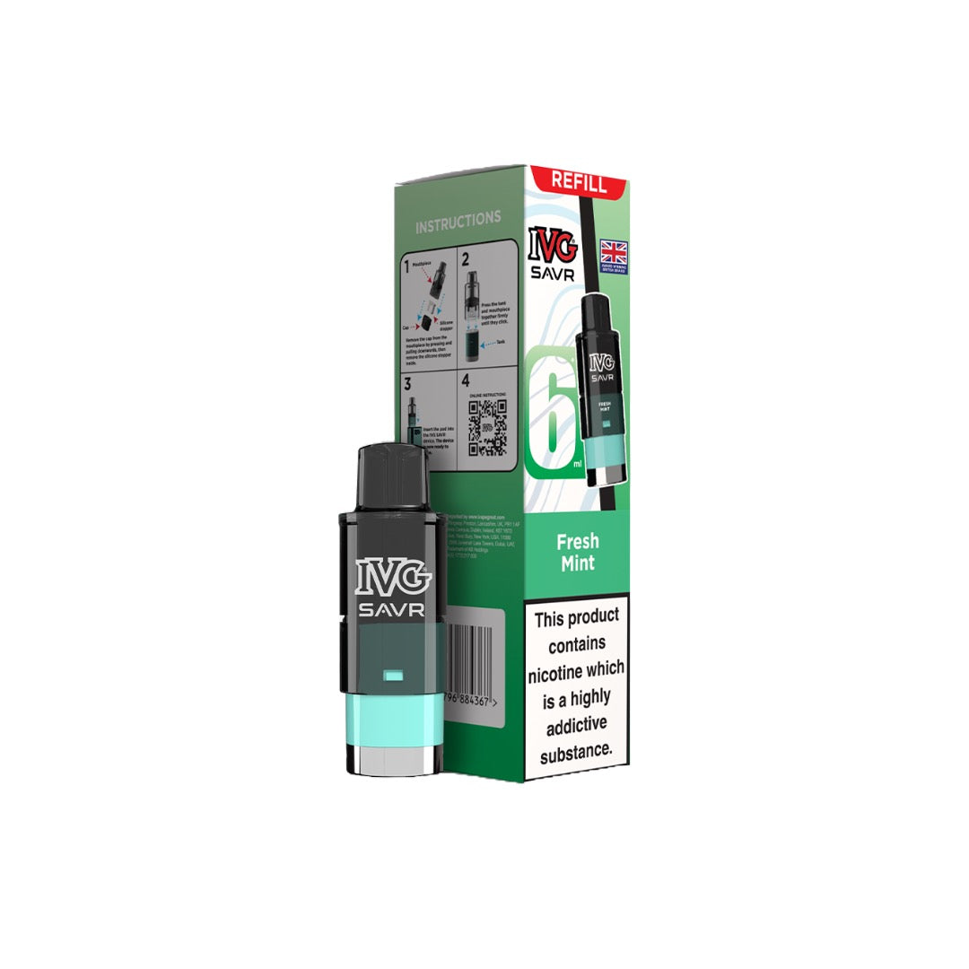 20mg I VG SAVR Refill Pod Pack 3000 Puffs