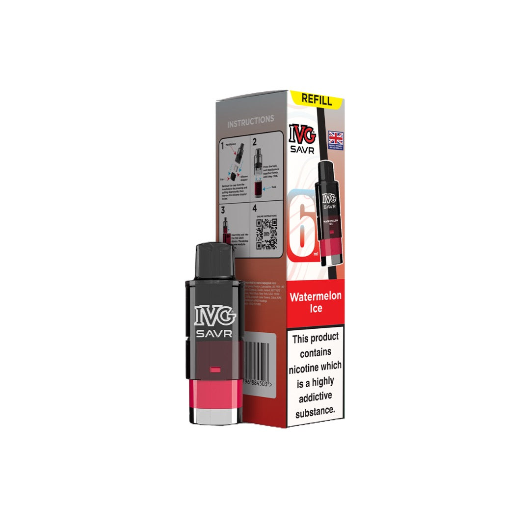 20mg I VG SAVR Refill Pod Pack 3000 Puffs