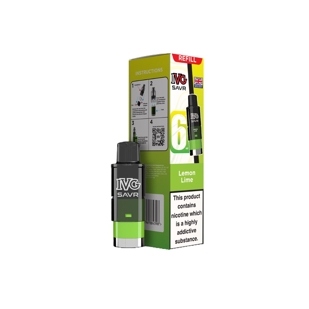 20mg I VG SAVR Refill Pod Pack 3000 Puffs