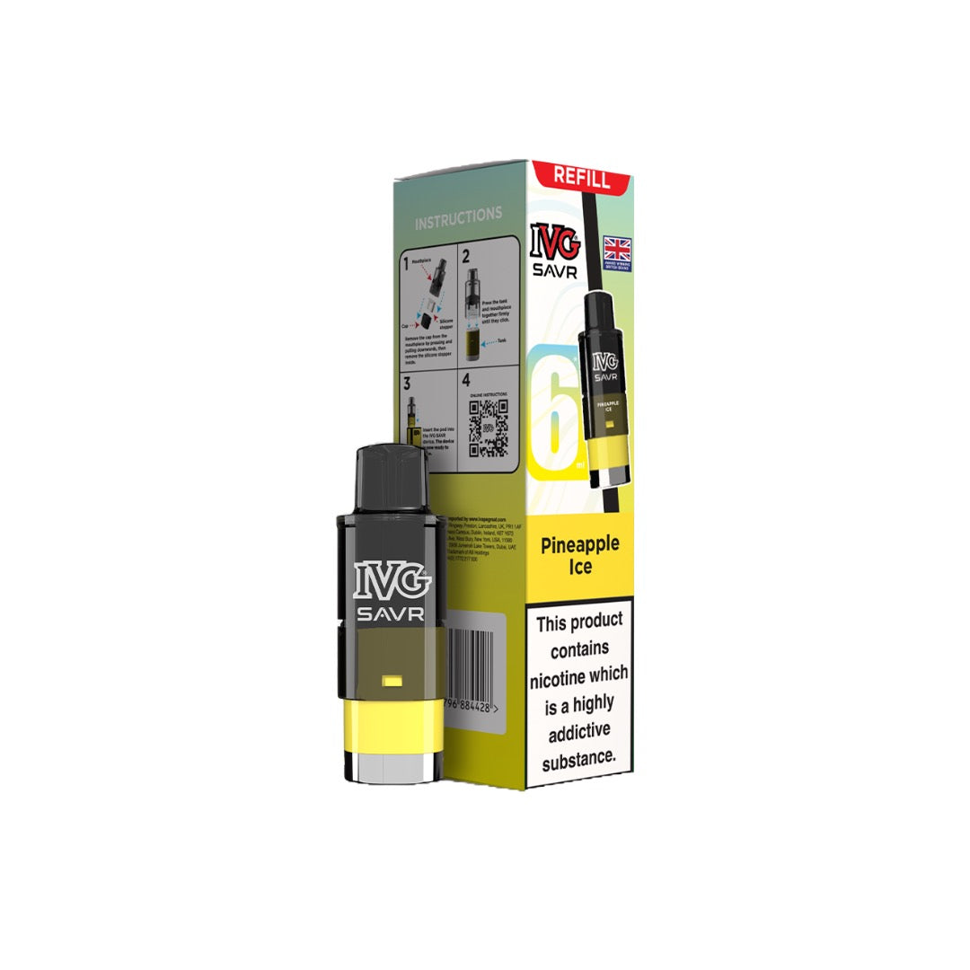 20mg I VG SAVR Refill Pod Pack 3000 Puffs