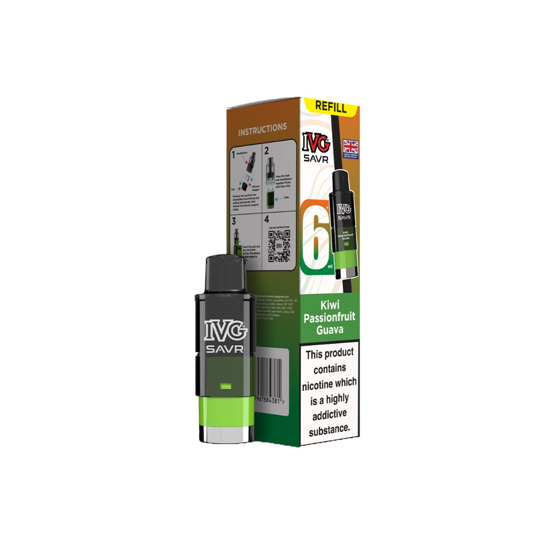 20mg I VG SAVR Refill Pod Pack 3000 Puffs