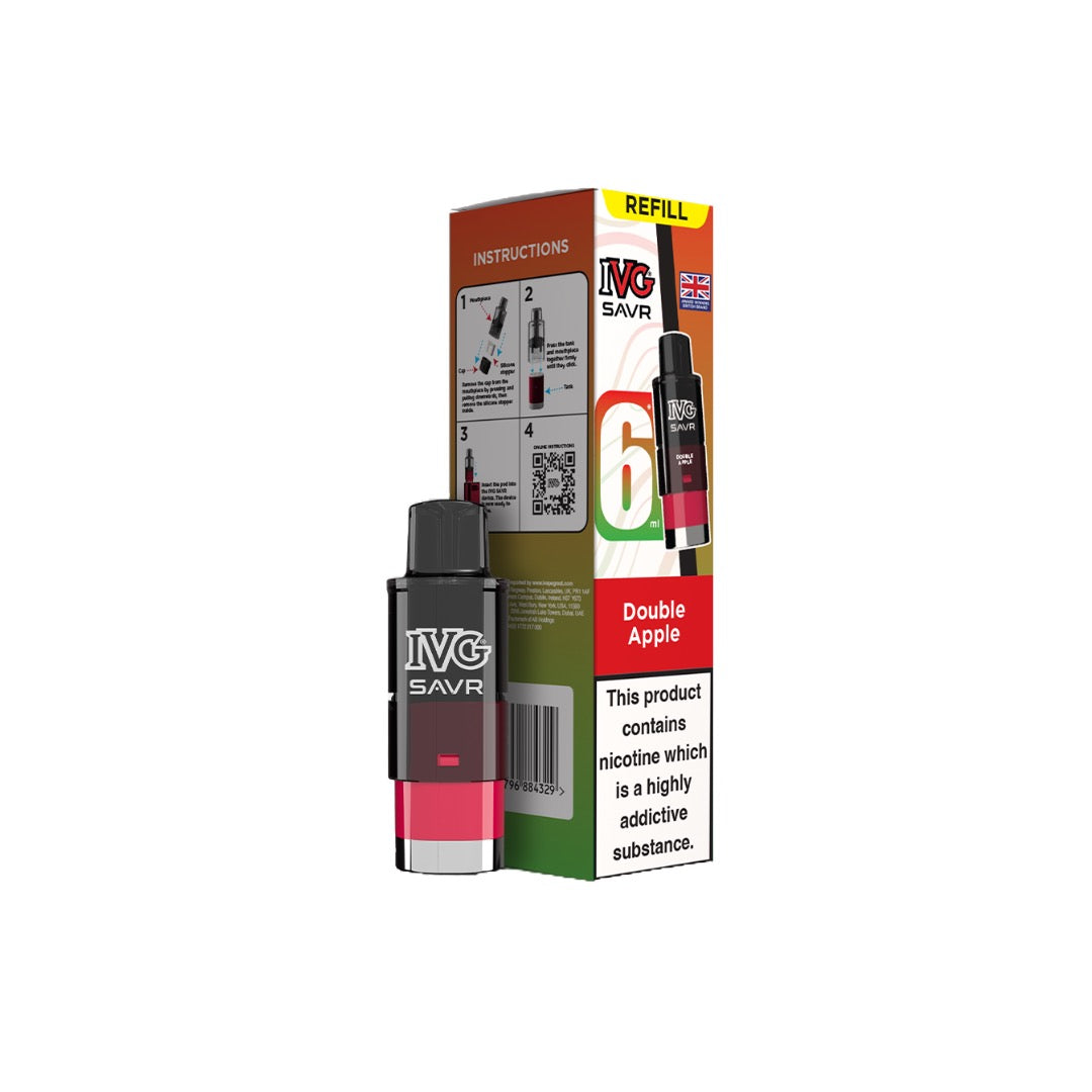 20mg I VG SAVR Refill Pod Pack 3000 Puffs