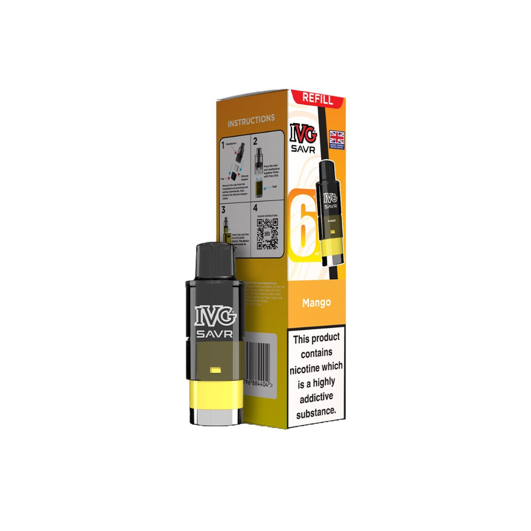 20mg I VG SAVR Refill Pod Pack 3000 Puffs