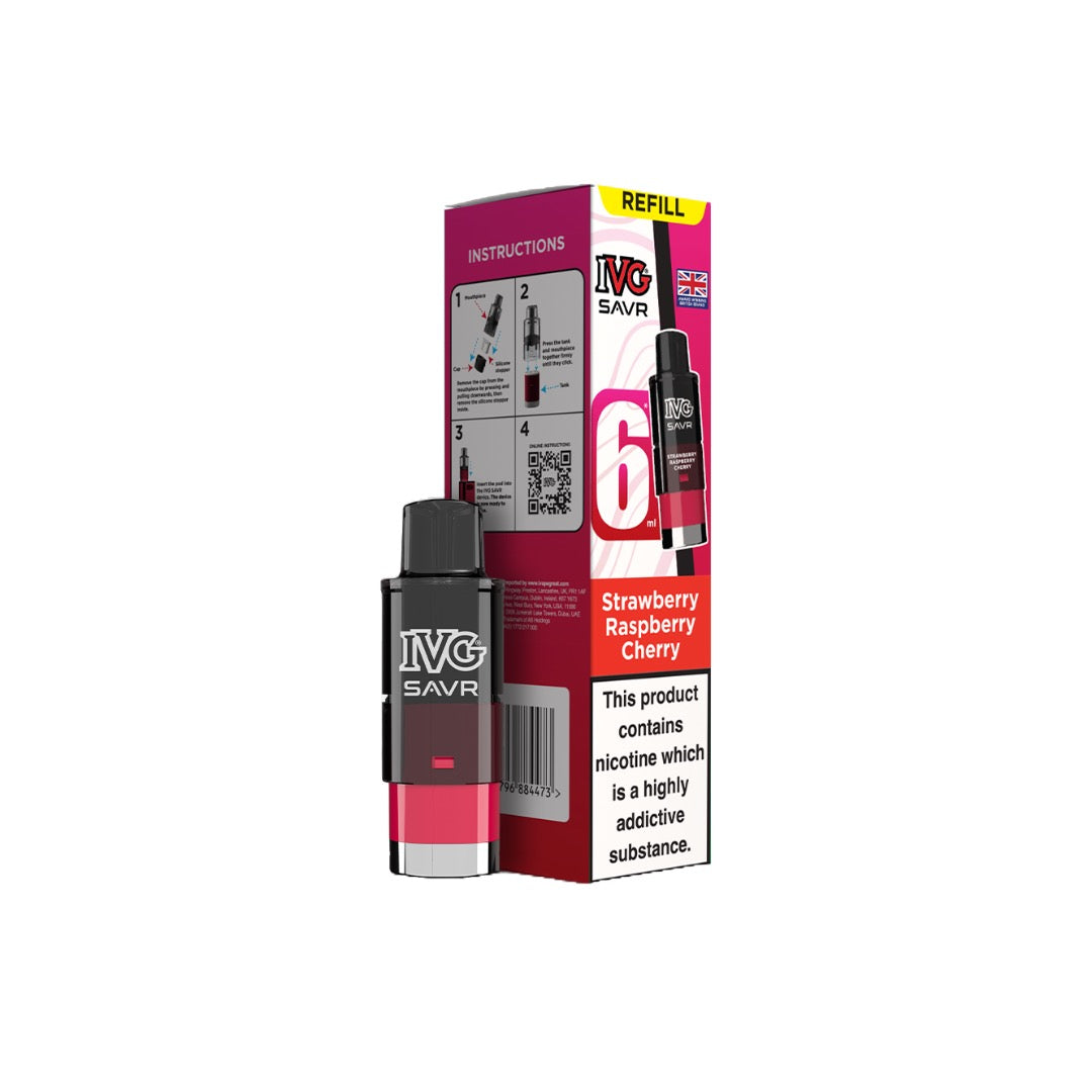 20mg I VG SAVR Refill Pod Pack 3000 Puffs