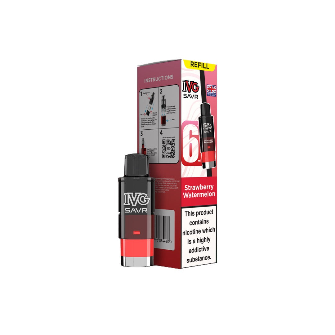 20mg I VG SAVR Refill Pod Pack 3000 Puffs