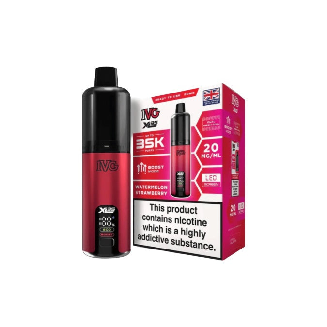 20mg IVG XL 35K Prefilled Pod Vape Kit 35000 Puffs