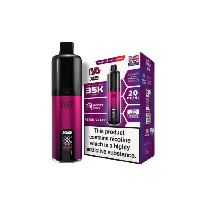 20mg IVG XL 35K Prefilled Pod Vape Kit 35000 Puffs