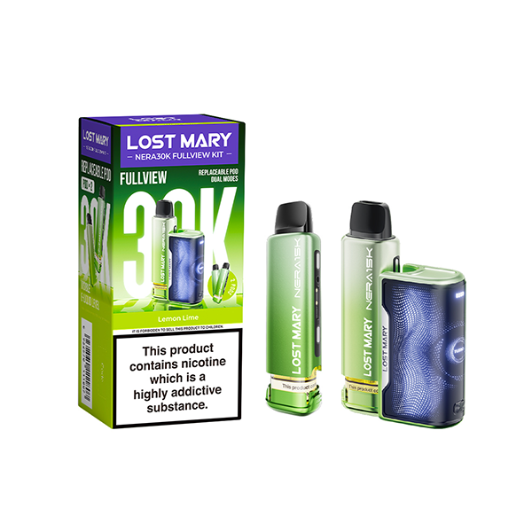 20mg LOST MARY Nera 30K Prefilled Pod Vape Kit - 30000 Puffs