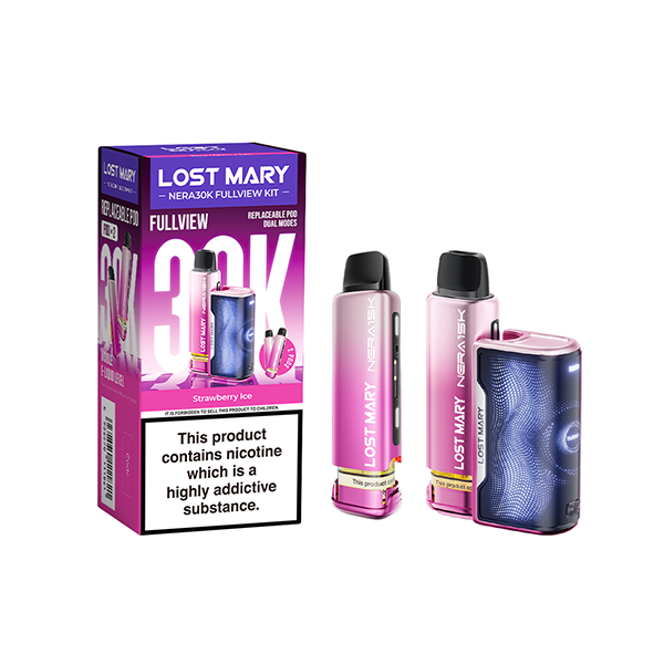 20mg LOST MARY Nera 30K Prefilled Pod Vape Kit - 30000 Puffs