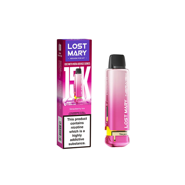 20mg Lost mary Nera 15k Prefilled Pod 15000 Puffs