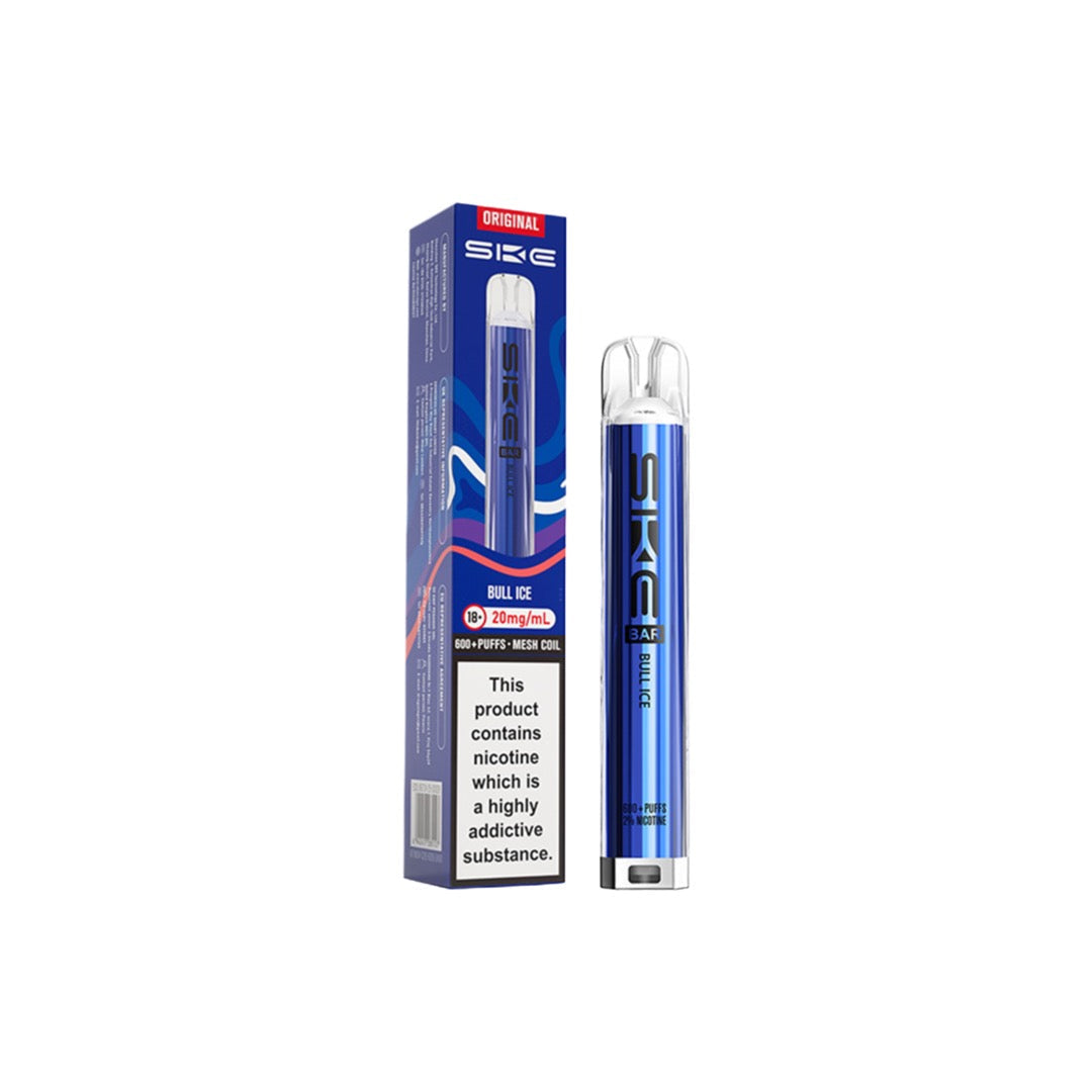 20mg SKE Bar 600 Rechargeable Prefilled Pod Vape Kit