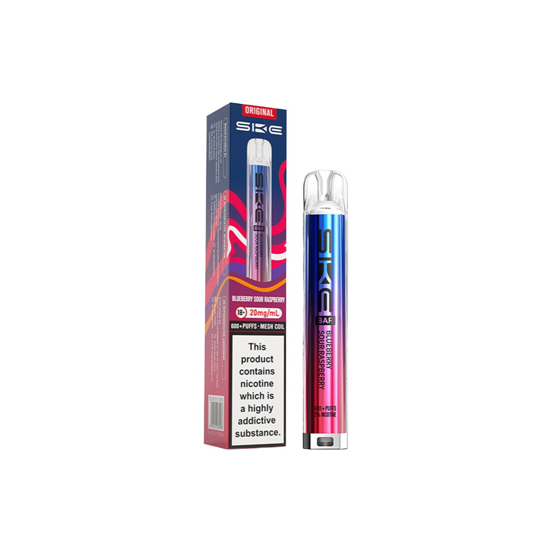 20mg SKE Bar 600 Rechargeable Prefilled Pod Vape Kit