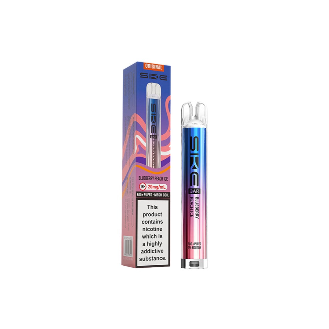 20mg SKE Bar 600 Rechargeable Prefilled Pod Vape Kit