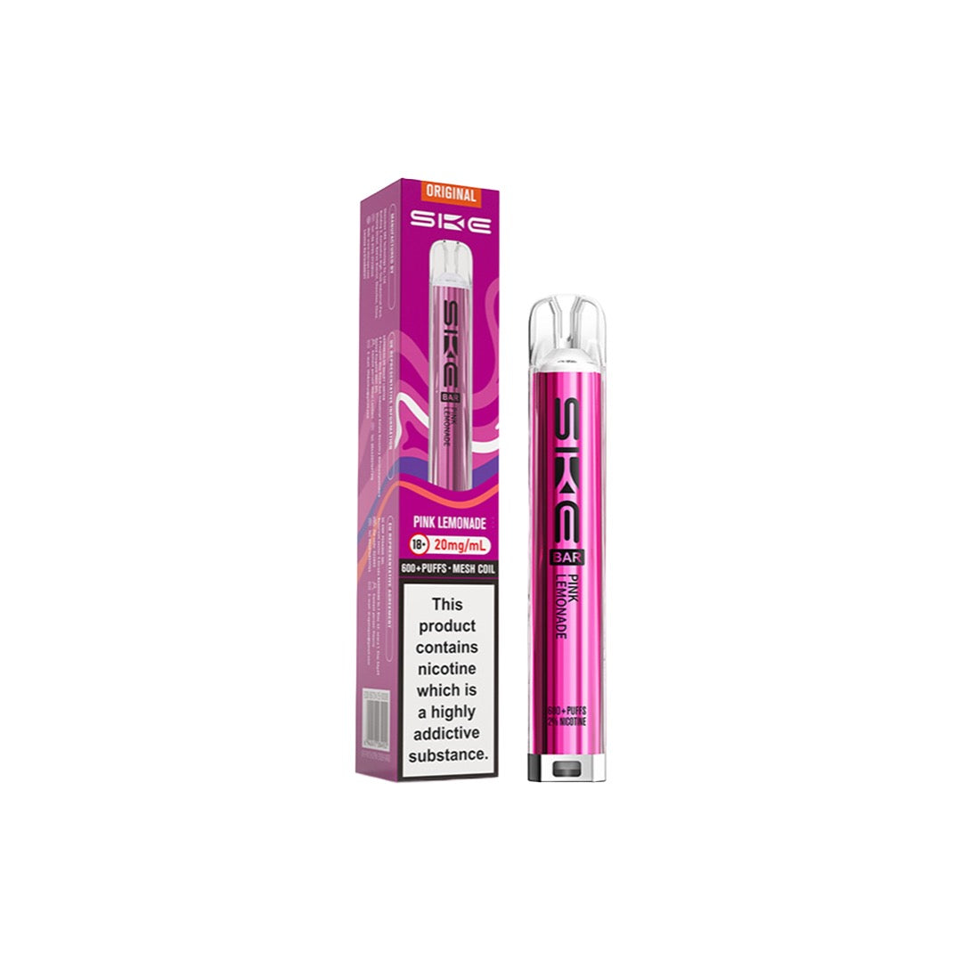 20mg SKE Bar 600 Rechargeable Prefilled Pod Vape Kit