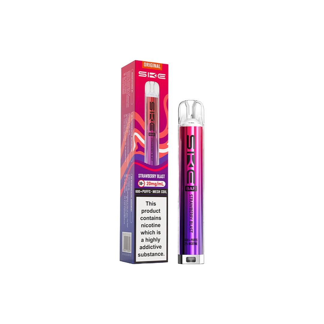 20mg SKE Bar 600 Rechargeable Prefilled Pod Vape Kit