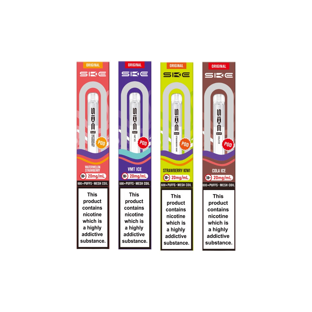 20mg SKE Bar 600 Replacement Prefilled Pods - 2 Pcs