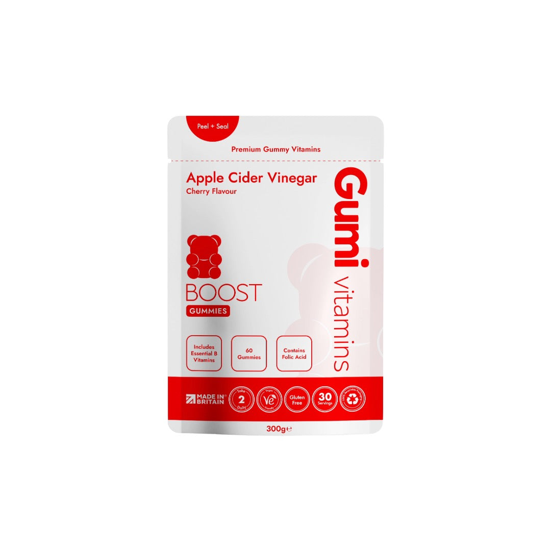 Gumi Vitamins Boost Apple Cider Vinegar Gummies - 60 Gummies