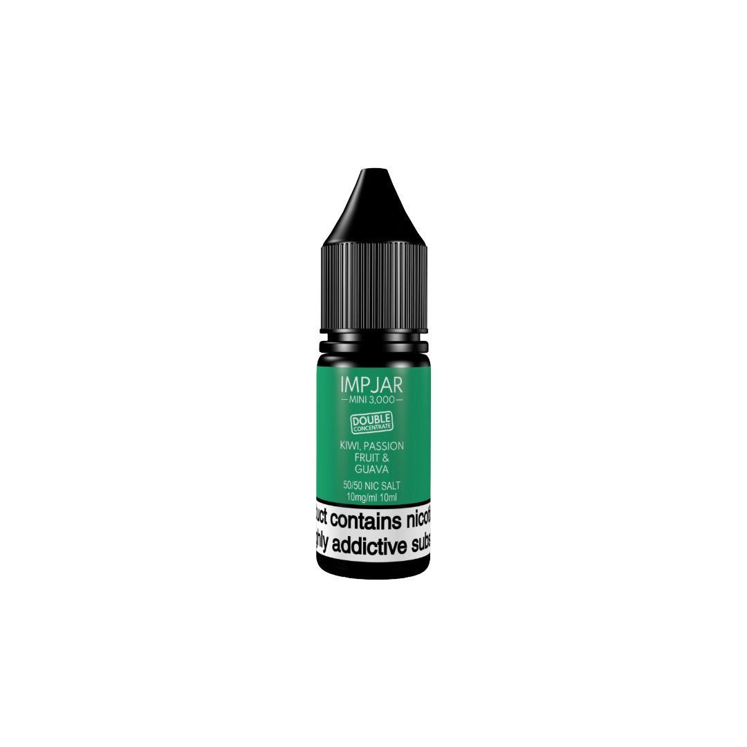 10mg Imp Jar Mini 3000 Double Concentrate 10ml Nic Salt (50VG/50PG)
