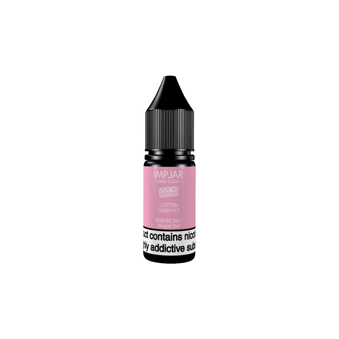 20mg Imp Jar Mini 3000 Double Concentrate 10ml Nic Salt (50VG/50PG)