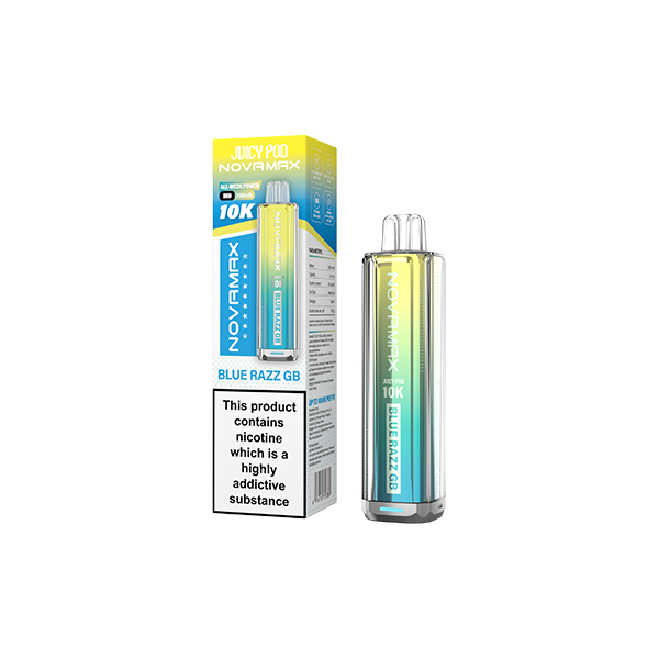 20mg Juicy Pod Novamax Disposable Pod Vape Kit 10000 Puffs