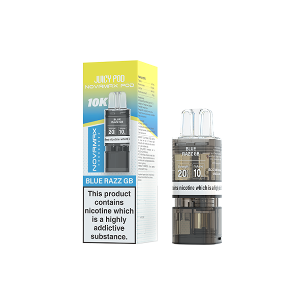 20mg Juicy Pod Novamax Prefilled Pods 10000 Puffs