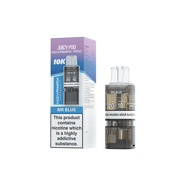 20mg Juicy Pod Novamax Prefilled Pods 10000 Puffs