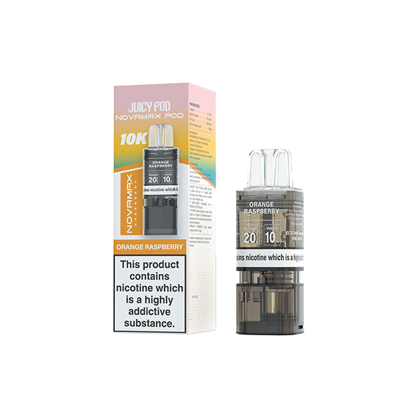 20mg Juicy Pod Novamax Prefilled Pods 10000 Puffs