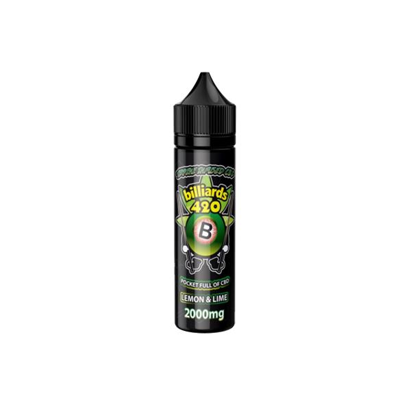 Billiards 420 Terpene Infused 50ml E-Liquid 2000mg CBD