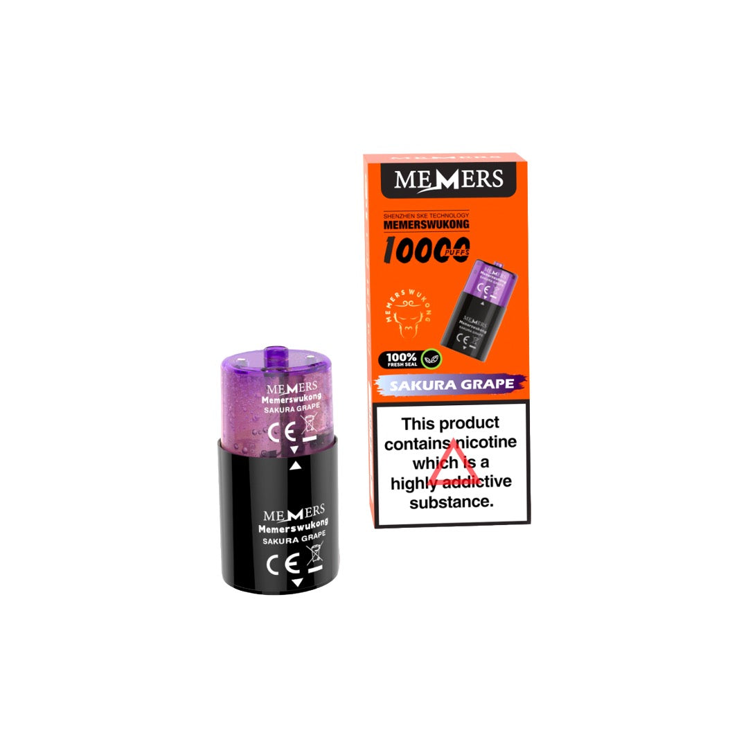 20mg Memers Wukong V10000 Prefilled Pods 10000 Puffs