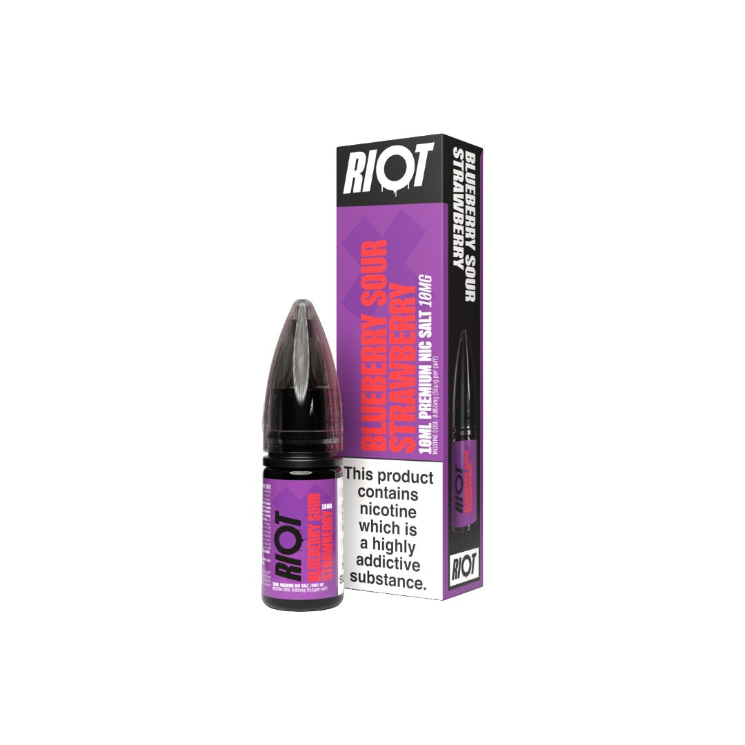 10mg RIOT X 10ml Nic Salts by Riot Squad (50VG/50PG)