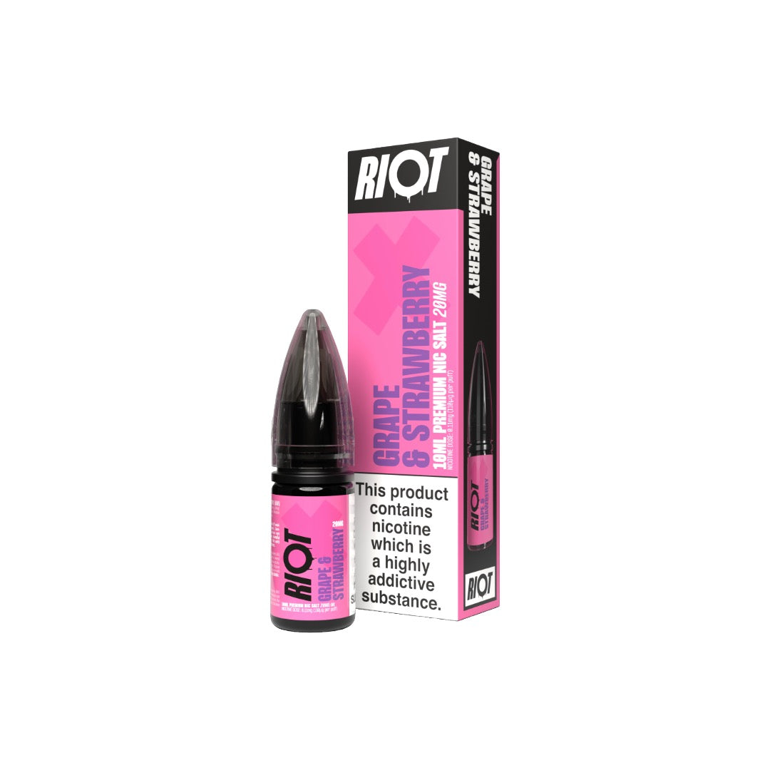 20mg RIOT X 10ml Nic Salts by Riot Squad (50VG/50PG)