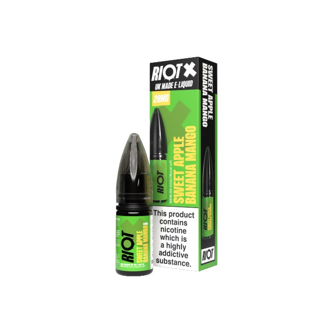 20mg RIOT X 10ml Nic Salts by Riot Squad (50VG/50PG)