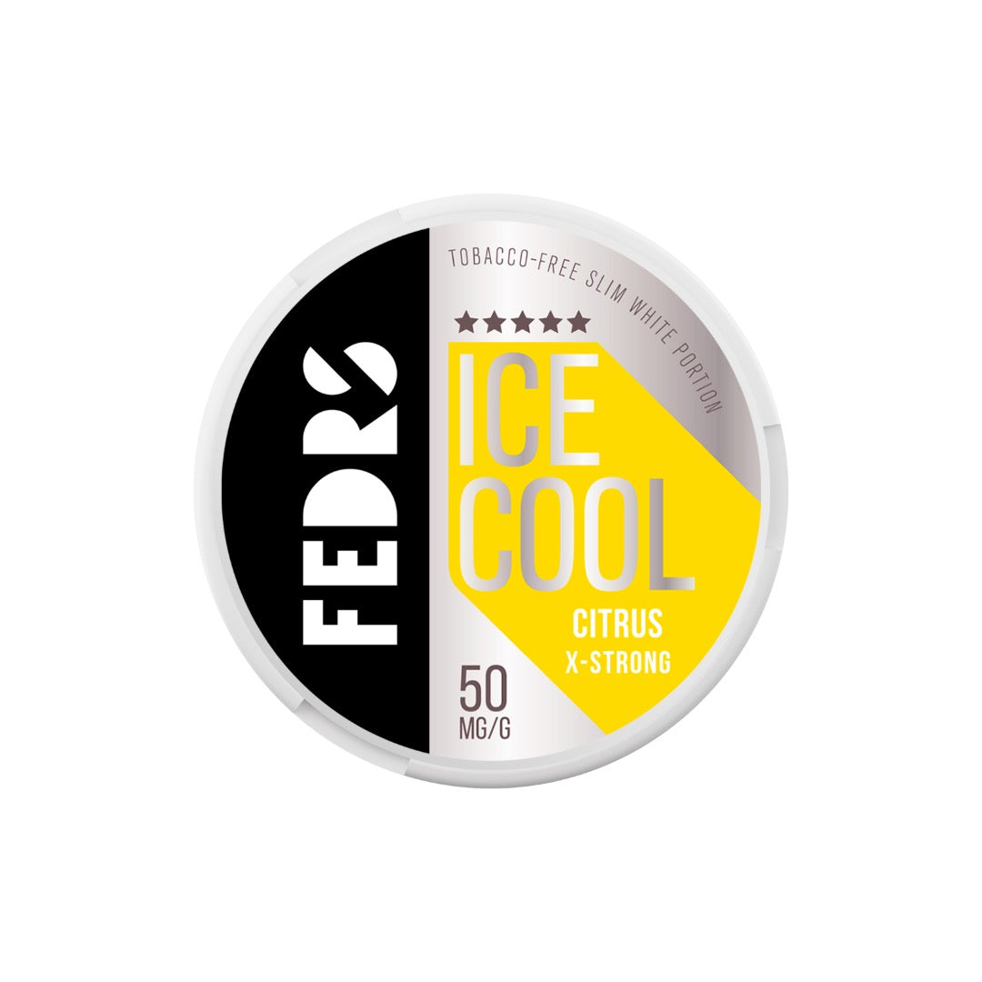 50mg FEDRS Ice Cool X-Strong Nicotine Pouch - 20 Pouches