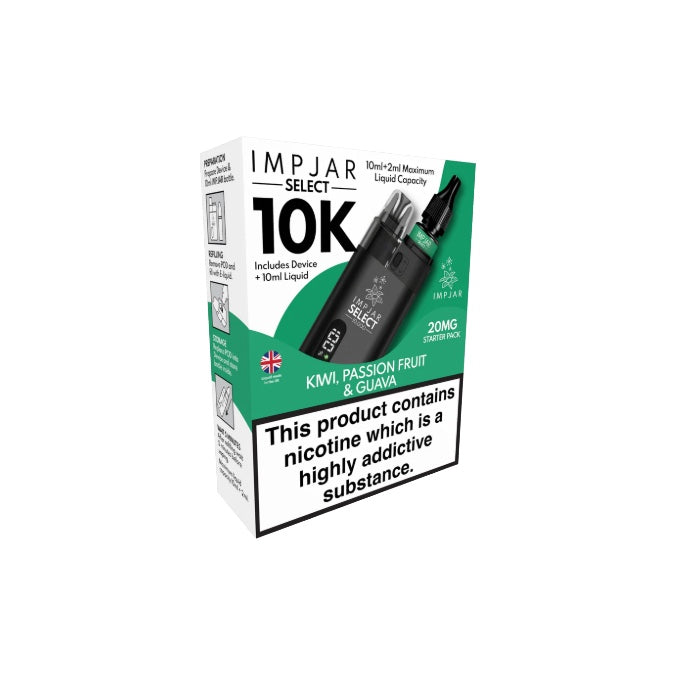 20mg Imp Jar Select 10ml Starter Vape Kit