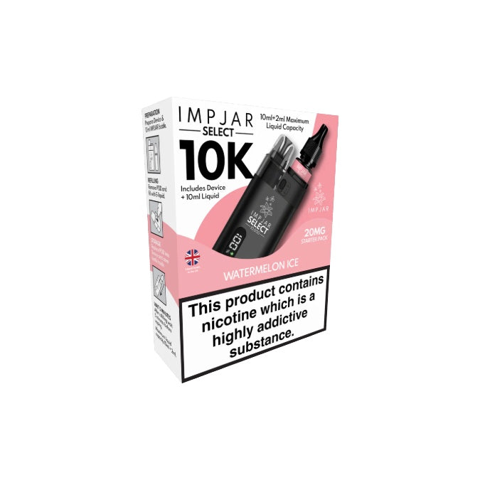 20mg Imp Jar Select 10ml Starter Vape Kit