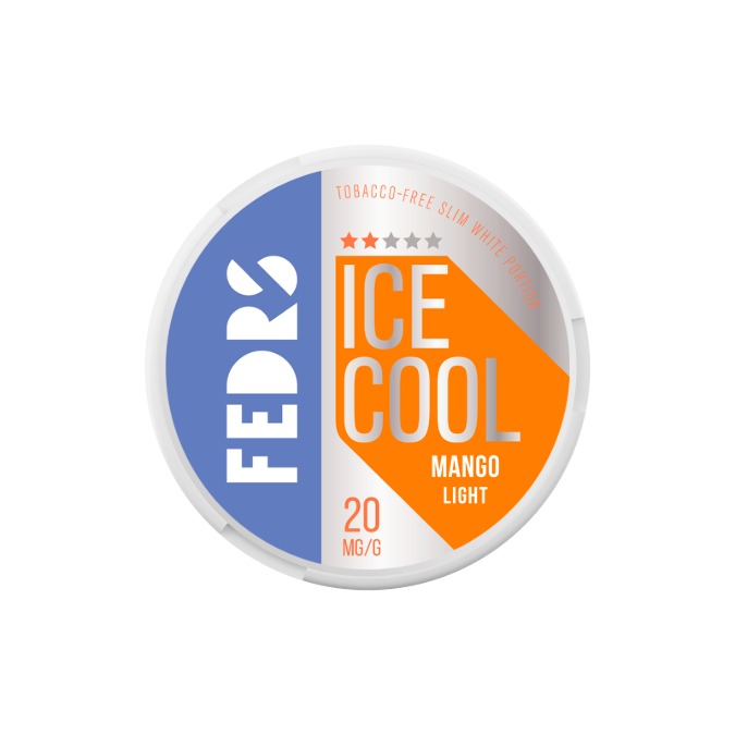 20mg FEDRS Ice Cool Light Nicotine Pouches - 20 Pouches
