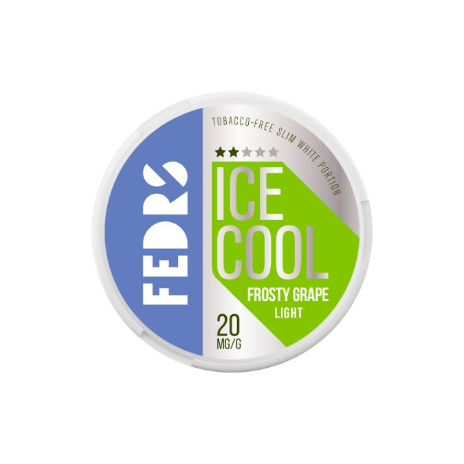 20mg FEDRS Ice Cool Light Nicotine Pouches - 20 Pouches