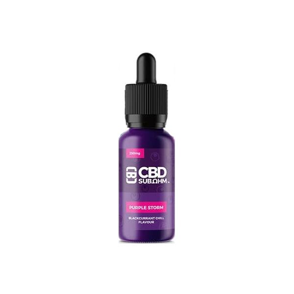CBD Asylum 500mg CBD Sub Ohm E-liquid 25ml Shortfill (70VG/30PG)