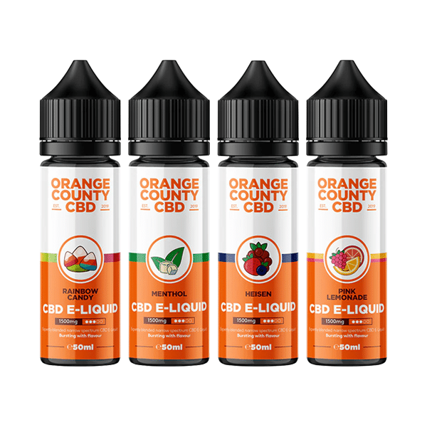 Orange County CBD 1500mg Broad Spectrum CBD E-liquid 50ml (50VG/50PG)