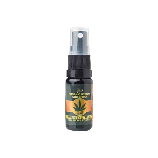 Honey Heaven 500mg Immunity & Sport Organic Herbal CBD Spray 10ml
